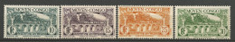 CONGO N° 117 / 118 / 120 / 121 NEUF* TRACE DE CHARNIERE  / Hinge / MH - Unused Stamps