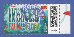 BRD 2024   Mi.Nr. 3828 , EUROPA CEPT Unterwasser Fauna + Flora - Nassklebend - Gestempelt / Fine Used / (o) - Used Stamps