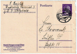 WW2 Propaganda Postcard Hitler DR6  Siegel Hindenburg 31.01.1944 - Briefkaarten