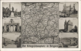 Landkarten CPA Kriegsschauplatz In Belgien, Brüssel, Namur, Stadtansichten - Brussels (City)