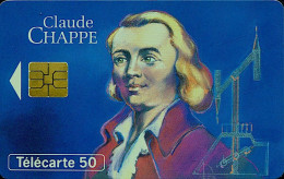 Télécarte Semi-publique EN788 - Claude Chappe 50u - 50 Unités   