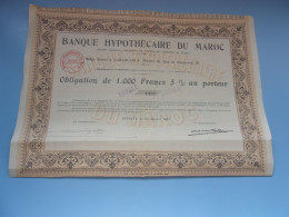 BANQUE HYPOTHECAIRE DU MAROC (casablanca) - Other & Unclassified