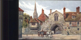 11036412 Salisbury_Wiltshire S&# Ann&# S Gate Pferd Kutsche A. R. Quinton Kuenst - Other & Unclassified