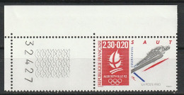 Jeux Olympiques D'hiver Albertville 1992. Saut, Timbre Neuf** N° 2674 - Unused Stamps