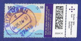 BRD 2024   Mi.Nr. 3813 , Fluthilfe - Nassklebend - Gestempelt / Fine Used / (o) - Gebraucht