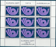 Yougoslavie - Jugoslawien - Yugoslavia Bloc Feuillet 1973 Y&T N°F1390 à F1391 - Michel N°KB1507 à KB1508 *** - EUROPA - Blocks & Kleinbögen