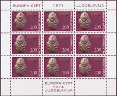 Europa CEPT 1974 Yougoslavie - Jugoslawien - Yugoslavia Y&T N°F1438 à F1439 - Michel N°KB1557 à KB1558 *** - 1974
