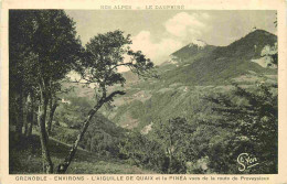38 - Isère - L'Aiguille De Quaix Et La Pinéa Vues De La Route De Proveysieux - CPA - Voir Scans Recto-Verso - Sonstige & Ohne Zuordnung