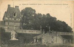 36 - Valençay - Le Château - Grand Escalier Du Jardin De La Duchesse - Animée - Voyagée En 1914 - CPA - Voir Scans Recto - Autres & Non Classés
