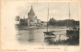 33 - Libourne - La Tour Du Grand Port - Oblitération Ronde De 1908 - CPA - Voir Scans Recto-Verso - Libourne