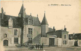 91 - Etampes - Hotel Saint Yon - Animée - CPA - Voir Scans Recto-Verso - Etampes