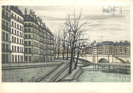 Art - Peinture - Bernard Buffet - Paris - Le Pont De La Tournelle - CPM - Voir Scans Recto-Verso - Peintures & Tableaux