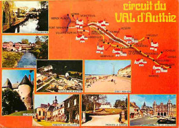 80 - Somme - Circuit Du Val D'Authie - Multivues - Carte Géographique - Flamme Postale - CPM - Voir Scans Recto-Verso - Sonstige & Ohne Zuordnung