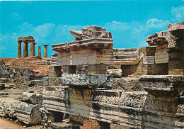 Grèce - Corinthe - Kórinthos - Ancienne Corinthe - Le Temple Archaïque D'Apollon - Carte Neuve - CPM - Voir Scans Recto- - Greece