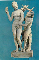Grèce - Athènes - Athína - Le Musée National Archéologique - Venus, Pan Et Eros - Nu - Statue - Femme Aux Seins Nus - An - Greece