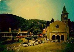 09 - Ax Les Thermes - La Place Du Casino - Automobiles - CPM - Voir Scans Recto-Verso - Ax Les Thermes