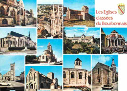 03 - Allier - Bourbonnais - Eglises Classée Du Bourbonnais - Multivues - CPM - Voir Scans Recto-Verso - Autres & Non Classés