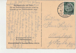 Bildpostkarte Ganzsache Postkarte WHW DR 1933 / 1934 Gemälde - Töpfermeister Aus Velten - O - Andere & Zonder Classificatie