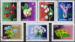 ALBANIA 1974, FLORA, FLOWERS, COMPLETE, USED SERIES With GOOD QUALITY - Albanië