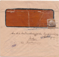 37182# HINDENBURG LOTHRINGEN LETTRE Obl KURZEL AN DER NIED 29 Janvier 1941 COURCELLES SUR NIED MOSELLE METZ - Cartas & Documentos