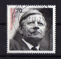 ALLEMAGNE Germany 2018 Helmut Schmidt Obl. - Used Stamps