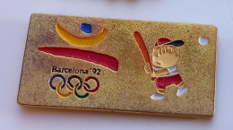V147 Pin's Base Ball Baseball JO BARCELONA BARCELONE Espagne Spain Olympic Games Jeux Olympiques Achat Immédiat - Olympic Games