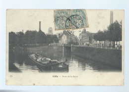 CPA - 59 - Lille - Pont De La Barre - Péniche - Circulée En 1906 - Lille