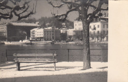 Gmunden Am Traunsee, Salzkammergut. Winterbild Mit Blick Auf Rathaus & Hotel Schwan, 1952 - Gmunden