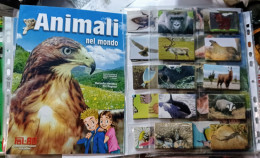 Animali Nel Mondo.copertina Aquila.album+set Completo Figurine FOL.BO. 2005 - Altri & Non Classificati