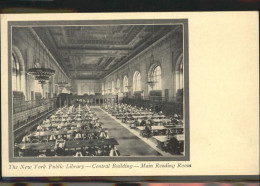 11032213 New_York_City Central Building Main Reading Room  - Andere & Zonder Classificatie