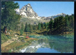 Valle D'Aosta - Cervinia Breuil - Lago Azzurro - Non Viaggiata 1963 - Rif. Fx011 - Otros & Sin Clasificación
