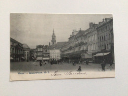 Carte Postale Ancienne (1905) Mons Grand’Place N°1 - Mons