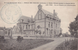 Ecole Des Roches Hopital Militaire 1914 Les Pins  Cachet  Hopital Complémentaire No 33 Envoi Mévoisins Par St Piat - Autres & Non Classés
