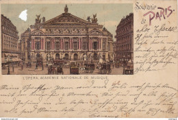 CPA  75 - PARIS - L'OPERA - ACADEMIE NATIONALE DE MUSIQUE 1898 - Autres Monuments, édifices