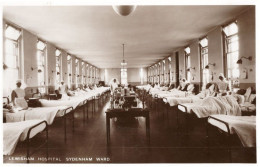 Lewisham Hospital Sydenham Ward MINT Real Photo Postcard - Cruz Roja