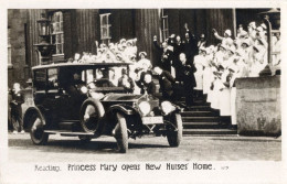 Princess Mary Opens Nurses Hospital Home 1923 Reading  RPC Postcard - Croix-Rouge