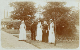 Coppets Road Muswell Hill Nurses Home London WW1 RPC Old Postcard - Red Cross