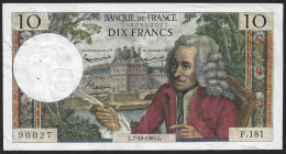 France 10 Francs 1965 P147a  USED - 10 F 1963-1973 ''Voltaire''