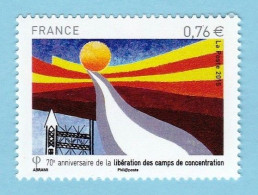 N° F 4948  Neuf ** TTB  Libération Des Camps Tirage 1 000 020 Exemplaires - Unused Stamps