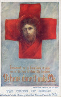The Red Cross Of Mercy Tucks Nursing Nurse Old Flag Rare Postcard - Cruz Roja
