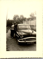 Photographie Photo Vintage Snapshot Amateur Automobile Voiture Auto Simca - Auto's