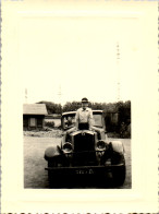 Photographie Photo Vintage Snapshot Amateur Automobile Voiture Auto  - Automobiles