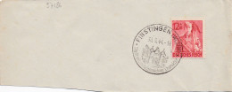 37186# FRAGMENT DE LETTRE Obl FINSTINGEN WESTMARK STADT MIT MITTELALTERLICHEM CHARAKTER 30 Mars 1944 FENETRANGE MOSELLE - Cartas & Documentos