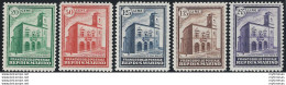1932 San Marino Inaugurazione Palazzo Posta 5v. MNH Sass. N. 159/63 - Otros & Sin Clasificación