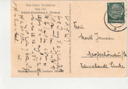 Bildpostkarte Ganzsache Postkarte WHW DR P254 Bild 153 - Schloß Ettersburg Weimar - O Ohne Wst. !!! - Altri & Non Classificati
