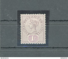 1889-91 JAMAICA - Regina Vittoria - Stanley Gibbons N. 27 - 1d. Purple And Mauve - Watermark Crown CA - MNH** - Andere & Zonder Classificatie