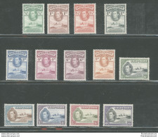 1938-43 Gold Coast, Stanley Gibbons N. 120-32, Giorgio VI, MH* - Altri & Non Classificati