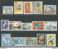 1967 Ghana, Stanley Gibbons N. 460-74, Serie Di 15 Valori, MNH** - Other & Unclassified