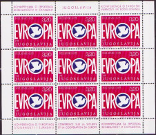 Europa KSZE 1975 Yougoslavie - Jugoslawien - Yugoslavia Y&T N°F1506 à F1507 - Michel N°KB1617 à KB1618 *** - European Ideas