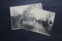 2 Photos De Vènerie   Chasse à Courre  Vers 1930 - Anciennes (Av. 1900)